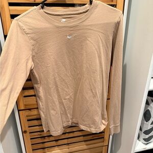 Nike Tan Crew Neck Tee